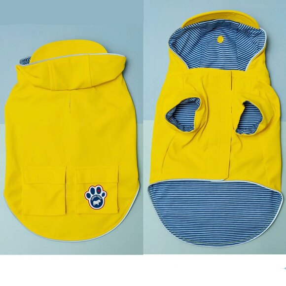 NWT Canada Pooch Torrential Tracker Raincoat for Dogs - Rubber Ducky Yellow - Picture 1 of 10